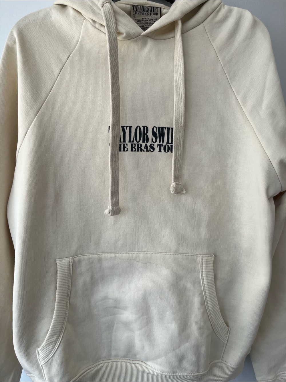 Taylor Swift The Eras Tour Ivory Hoodie- Size S